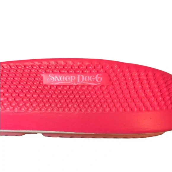 Skechers Snoop Dog Bombay Ape Bombay Pop Slides - Sz. 10, Pink/Orange - Picture 3 of 5